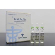 Alpha Pharma Тестостерон Энантат TestoBolin (10 ампул/250мг Индия)